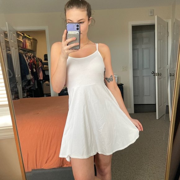 Forever 21 white adjustable dress - Picture 4 of 5